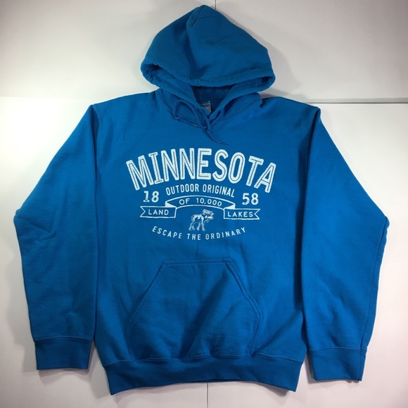 Gildan Tops - Minnesota Land of Lakes Pullover Hoodie